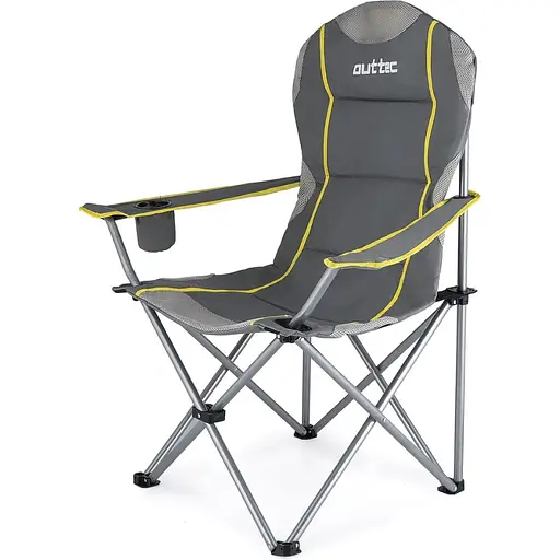 Крісло туристичне розкладне Outtec з чохлом сірий - фото 2