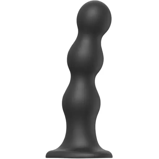 Насадка для страпона Strap-On-Me Dildo Plug Balls Black XL