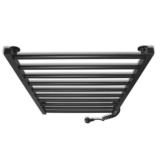 Электрический полотенцесушитель Laris Зебра Альфа ЧФЧ10 500x900 Э правый R3 73207630, Черный матовый, Правое, Электронный - фото 4