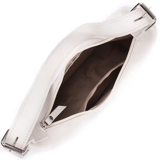 Сумка багет Shvigel с регулируемым ремнем из натуральной кожи 26х13х6.5 см sum0027028 - фото 7