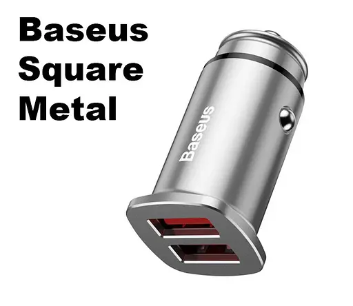 Baseus Square Metal QC 3.0 30W 2USB - фото 5