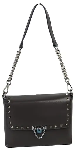 Небольшая женская кожаная сумка на плечо Serena 24.5х21х11.5 см sum0025064 - фото 2