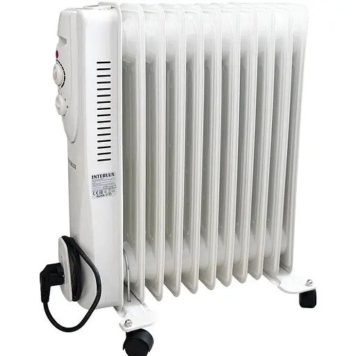 Масляний обігрівач 2500 Вт термостат 11 ребер