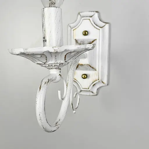 Бра-свічка Line F у білому корпусі з позолотою Арт. 6071/1 WT - фото 3