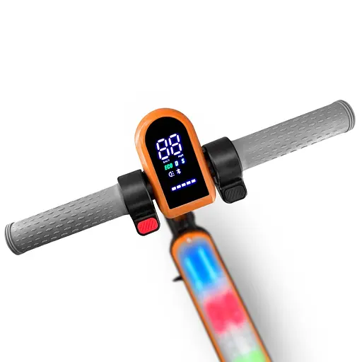 Детский электросамокат GIANT Kids ES1 оранжевый, с LED-подсветкой деки и колес, от 4 лет - фото 7