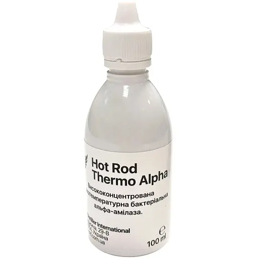 Фермент альфа-амілаза Hot Rod Distiller Thermo Alpha на 1000 кг зерна 100 мл