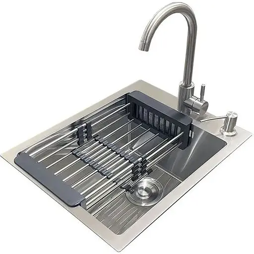 Комплект мийка + змішувач Romzha Arta U-350S (A) - фото 1