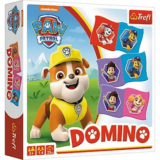 Настольная игра Trefl Домино. Щенячий патруль (Domino: Paw Patrol) (01895) - фото 1