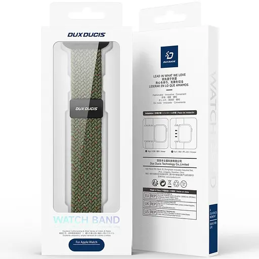 Ремешок Dux Ducis Mixture Ultra для Apple Watch 42(ser.1-3)/44/45/46/49mm Starry Olive - фото 6