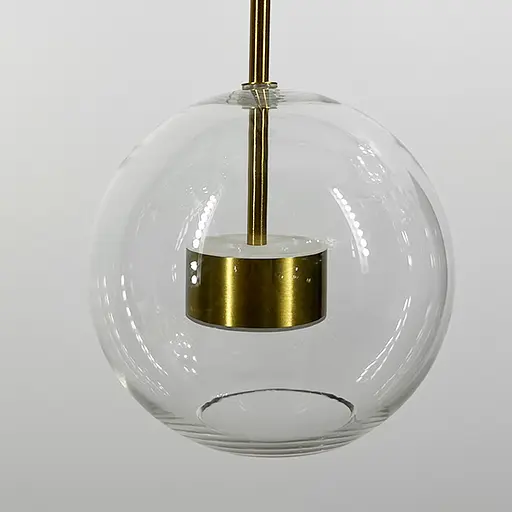 Воздушный светильник Ø20 см с латунным основанием | Line F | Арт. AA397-200 AB+CL - фото 6