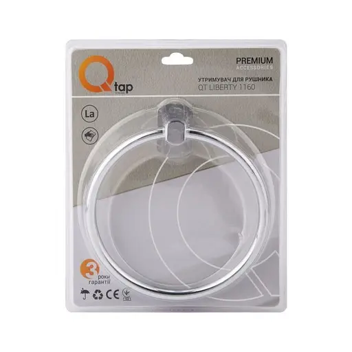 Тримач для рушника Qtap Liberty CRM 1160 Хром - фото 5