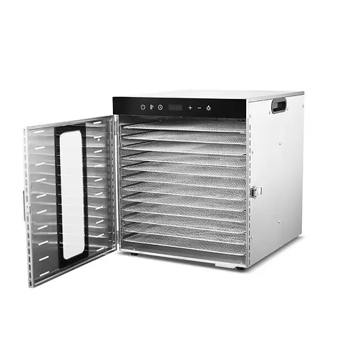 Дегідратор сушарка побутовий для овочів фруктів м'яса грибів 12 лотків 1000Вт SS - 12X - фото 5