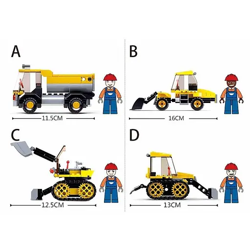 Конструктор SLUBAN Town Місто: Будівельна техніка, M38-B0377, 83 деталі, фігурка, (В асортименті) - фото 5