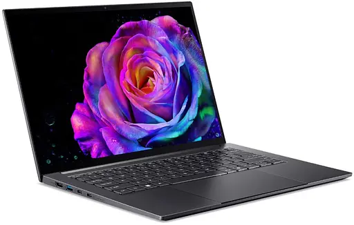 Ноутбук Acer Swift X 14 SFX14-61G 14.5" 2.8K OLED AMD R7-350 32GB F1TB NVD5050-8 Win11 сірий - фото 3