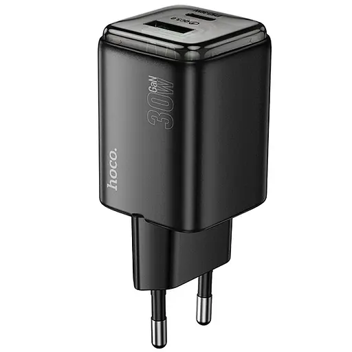 СЗУ Hoco N53 Monsoon PD30W+QC3.0 (1USB-A/1C) Black - фото 2