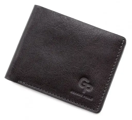 Кожаный мужской кошелек Grande Pelle 11х9х2 см acs0027514 - фото 1