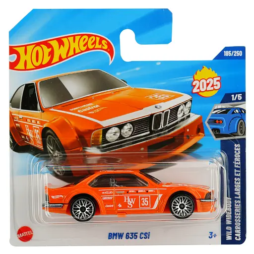 Базова машинка Hot Wheels Wild Widebody BMW 635 SCi помаранчєва (5785) JBB84-N521      