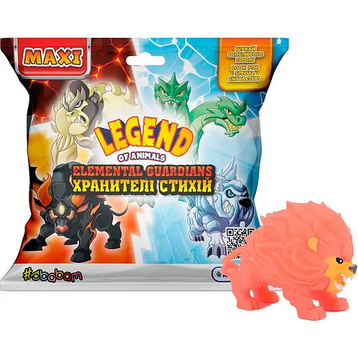 Стретч-игрушка Sbabam Legend of animals Макси - Хранители стихий (162/CN23) - фото 1
