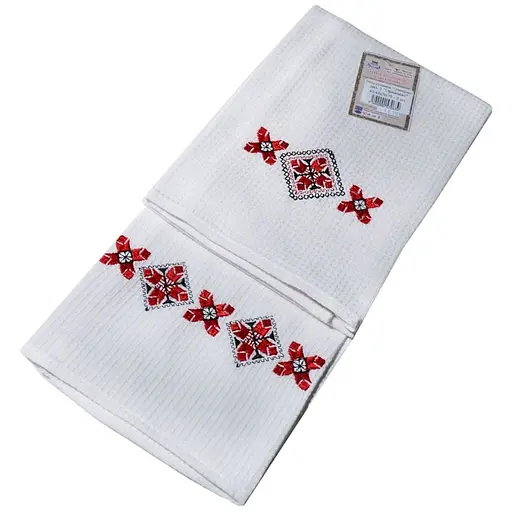 Набір рушників Ярослав Сувенірні №1 Орнамент 45х75 см 2 шт. (57063) - фото 2