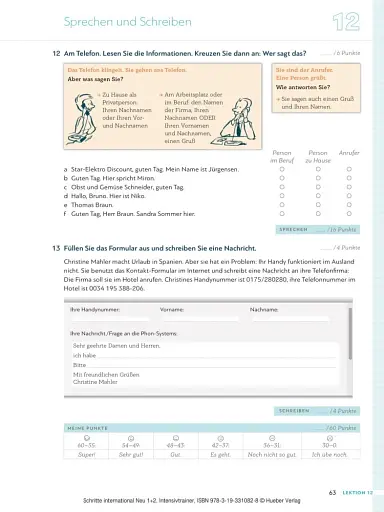 Schritte international Neu Intensivtrainer mit Audio CD zu Band 1 und 2 - фото 7