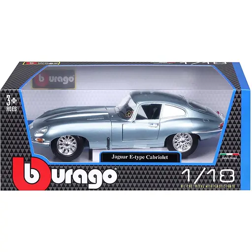 Автомодель Bburago Jaguar E-Type Coupe 1961, 1:18 (18-12044) - фото 8