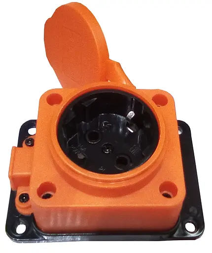 Колодка каучук IP44 с/с и крышкой WATERPROOF 16A ARCTIC LUMANO - фото 1