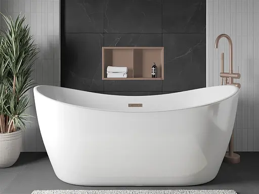 Полка в ванную комнату Nett YBr-60, 60 см Бронза - фото 4