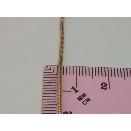 Золотая цепочка Столичная Ювелирная Фабрика (Снейк). 304204 45 - фото 4