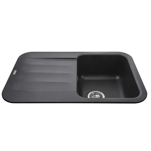 Гранитная мойка Globus Lux Ober черный 780x500 мм А0002, Черный - фото 3