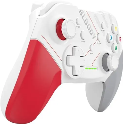 Геймпад Bloody GPW50 White/Red/Grey беспроводной USB 2.4GHz для ПК/PS3/Android двойная вибрация - фото 2