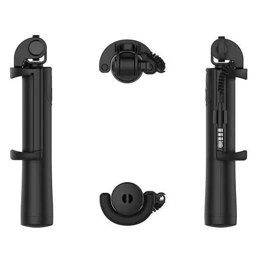 Монопод для селфі Smart зі шнуром SS33 NEW-YORK Selfie Stick Black - фото 2