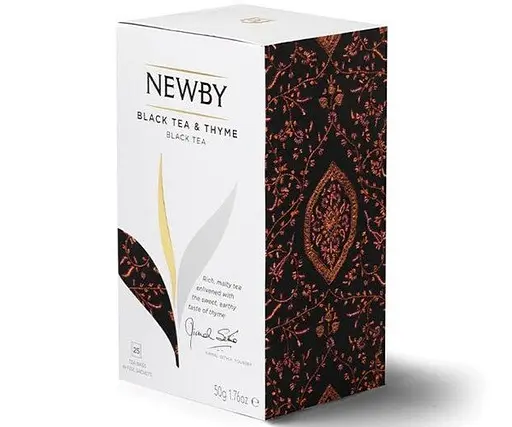 Чай чорний Newby з чебрецем в пакетиках 25 шт (311260) - фото 2