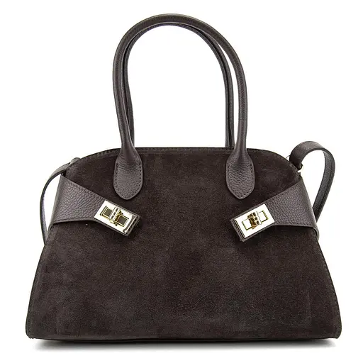 Сумка женская классическая небольшая замшевая Firenze Italy F-IT-7688-1DB-S