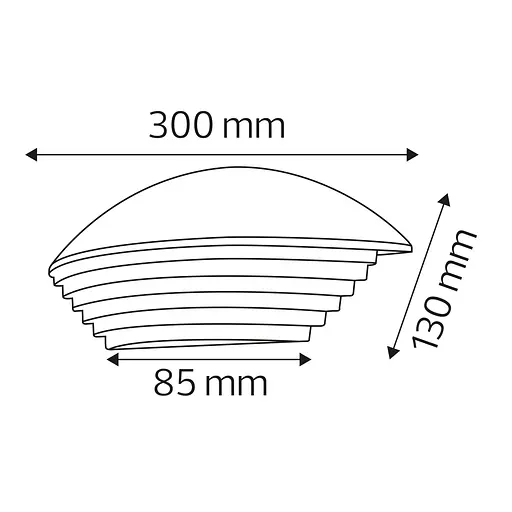 Светильник настенный светодиодный LED "SPARTA-1" 6W - фото 2