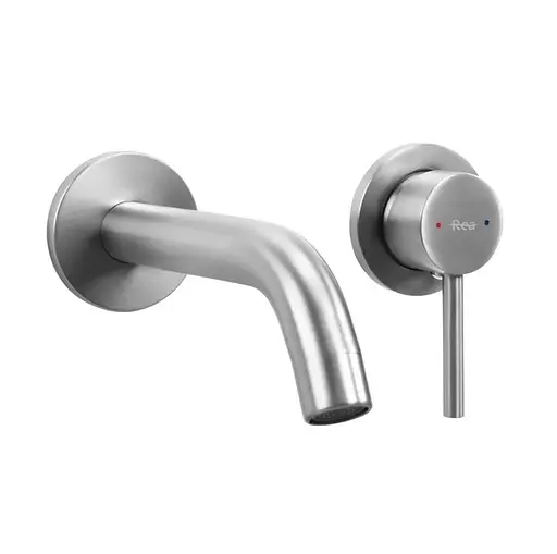 Смеситель для умывальника Rea Owen nikiel brushed + BOX скрытого монтажа REA-B5335 Никель - фото 1