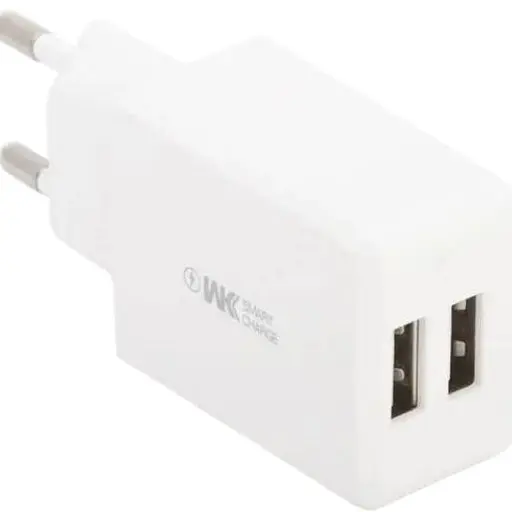 Зарядное устройство WK WP-U60 Suda 2.4A 2USB 220V EU White