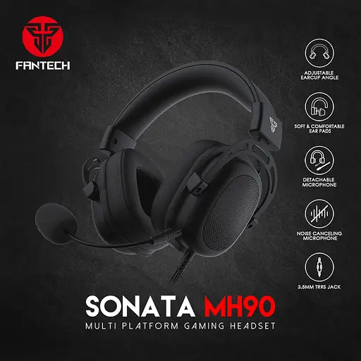 Игровые Наушники Fantech MH90 Sonata Черный - фото 2