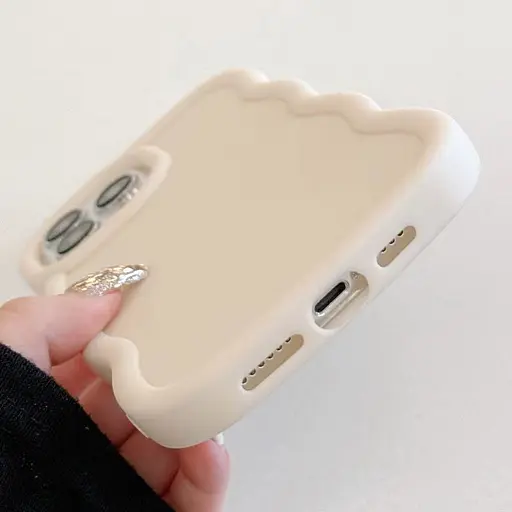 Чехол Epik TPU Ripple для Apple iPhone 12 Pro/12, 6.1 Antique White - фото 3