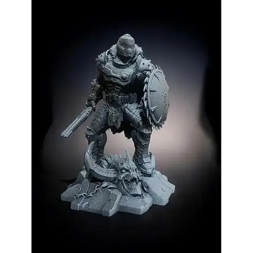 Фигурка Doomguy размер 120 мм в коллекцию, фигурки в подарок