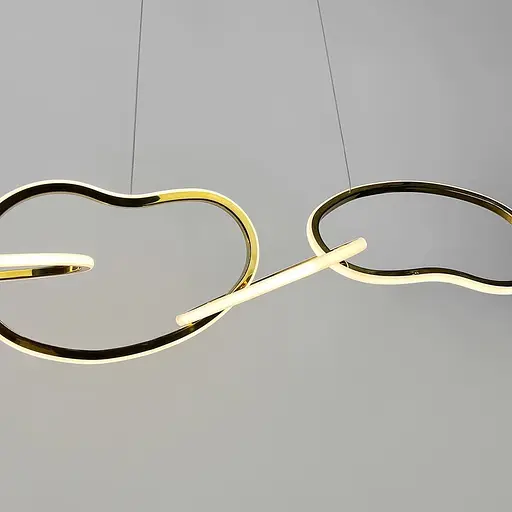 Эффектная удлиненная латунная люстра в корпусе 120х30 см Ст. AA242/5 Titanium | Line F - фото 6