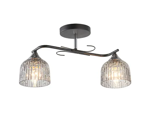 Люстра декоративна V 6405-2 BK+CR