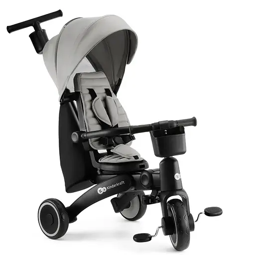 Велосипед трехколесный Kinderkraft Jazz 2 Grey (KRJAZZ02GRY0000) - фото 2