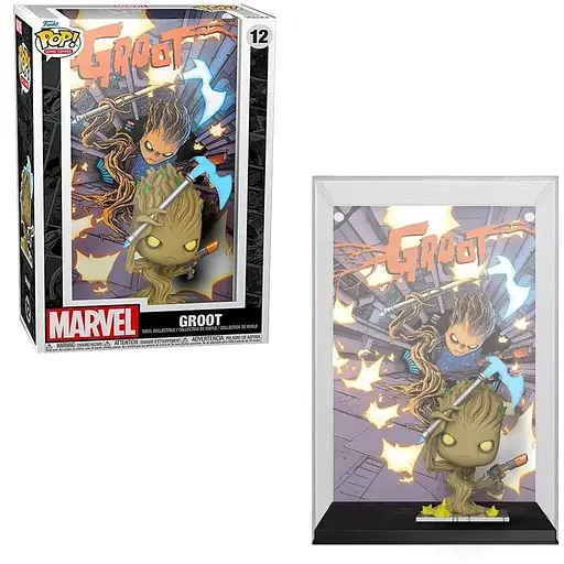 Коллекционная фигурка Funko Pop Marvel Comic Cover Грут Обложка Комикса Groot 10 см FP MCC G 12