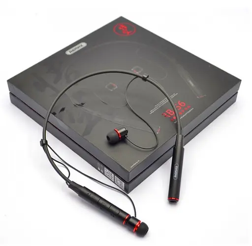 Вакуумні Bluetooth навушники‑гарнітура Remax RB‑S6 Чорні