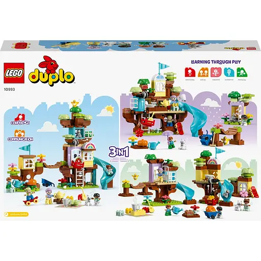 Уценка. Конструктор LEGO DUPLO Town Домик на дереве 3 в 1, 126 деталей (10993) - фото 9