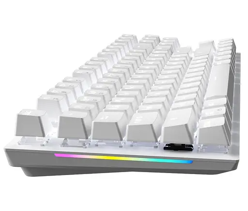 Клавіатура ігрова механічна GamePro MK-124-W USB Hot-Swap Outemu Red Switch White - фото 4