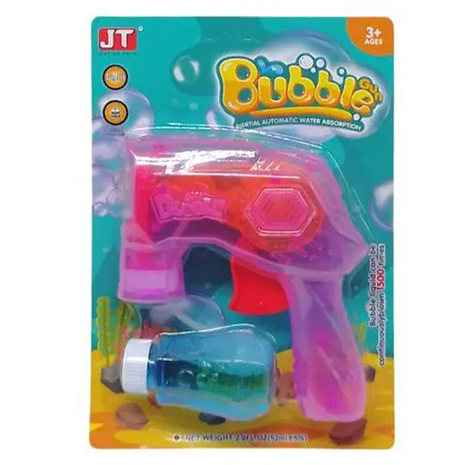Пистолет с мыльными пузырями, JT6907 (в ассортименте)