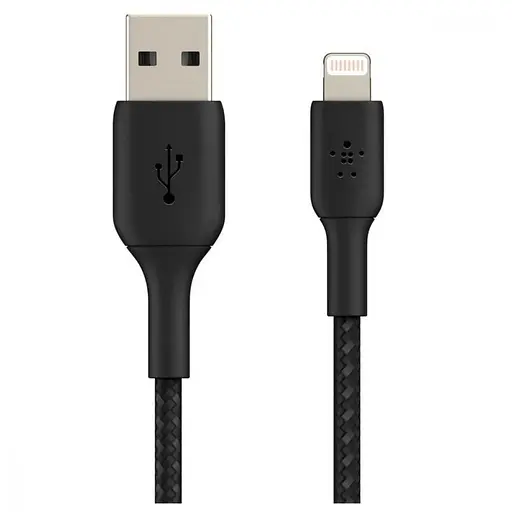 Кабель Lightning Belkin USB 2.0 AM to Lightning 2m (CAA002BT2MBK)