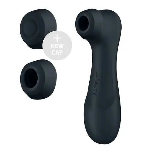 Вакуумний стимулятор клітора з вібрацією Satisfyer Pro 2 Generation 3 Connect App чорний - фото 3