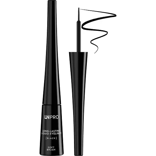 Рідка підводка для очей LN Professional Liquid Eyeliner Soft Brush відтінок 101, 3.5 мл - фото 2